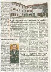 Donau Post Zeitungsartikel vom 20.02.2014