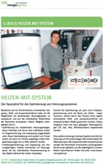 G.Bock - heizen mit system bei Energieagentur Regensburg